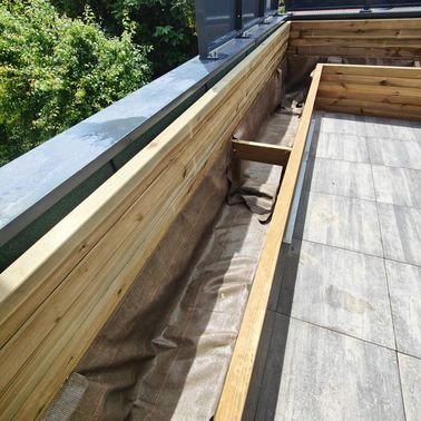 JARDINIERES BOIS POUR BALCON TERRASSE APPARTEMENT ...